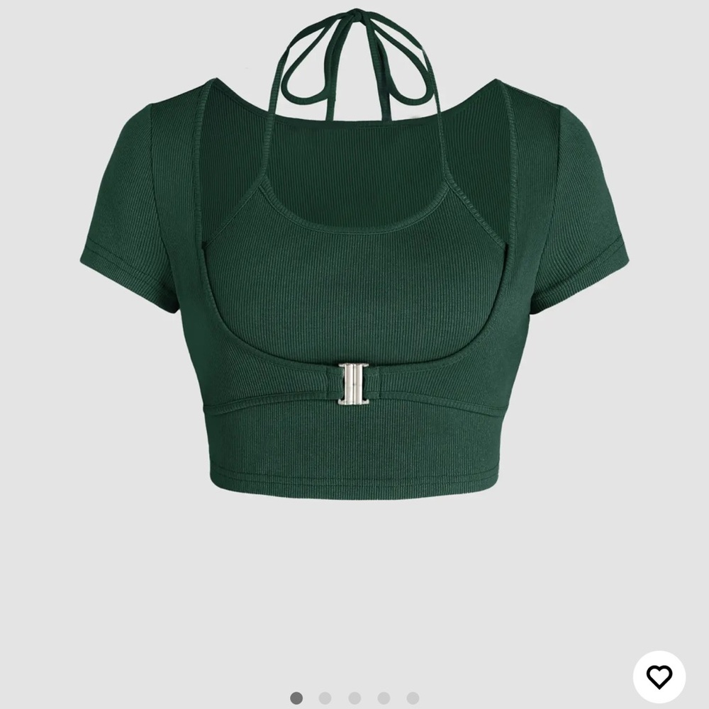 Halter Tee with Buckle